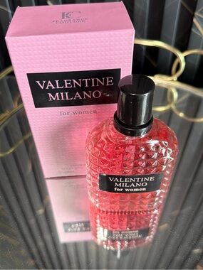 Valentino Valentine Milano Red Pink Fragrance Bottle
